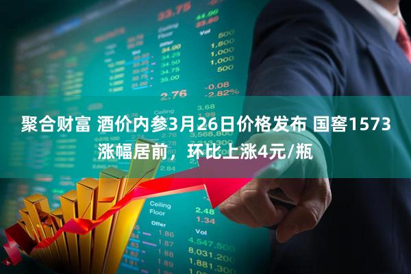 聚合财富 酒价内参3月26日价格发布 国窖1573涨幅居前，环比上涨4元/瓶