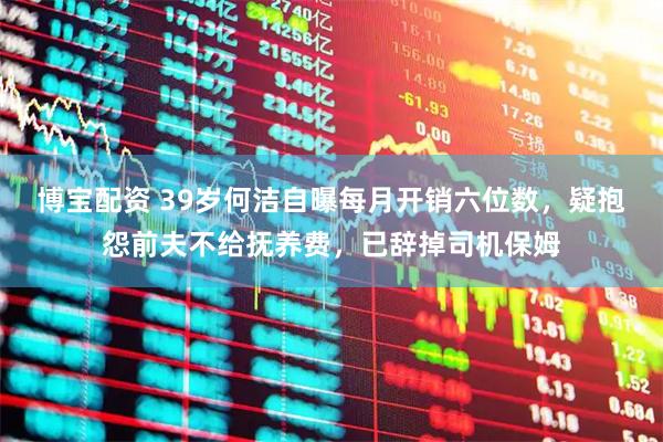 博宝配资 39岁何洁自曝每月开销六位数，疑抱怨前夫不给抚养费，已辞掉司机保姆