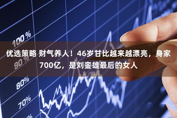优选策略 财气养人！46岁甘比越来越漂亮，身家700亿，是刘銮雄最后的女人