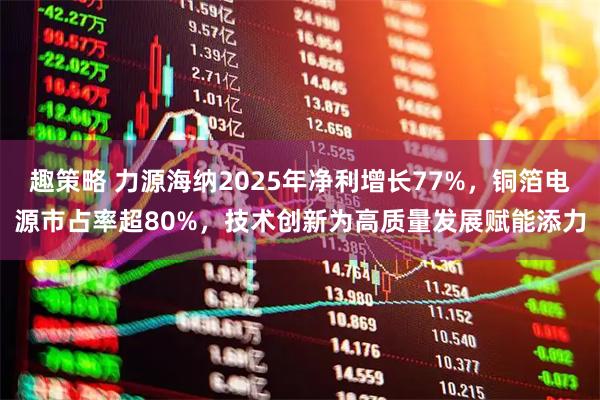 趣策略 力源海纳2025年净利增长77%，铜箔电源市占率超80%，技术创新为高质量发展赋能添力